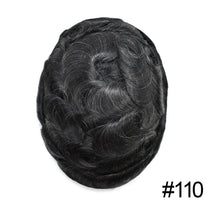 Load image into Gallery viewer, all colors men's toupee hair replacement system men's hair unit men's hair wigs