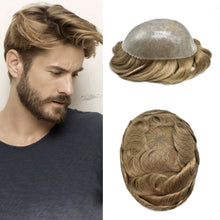 Load image into Gallery viewer, Gamay Hair PAPY-J Mens Toupee 0.12MM Clear Poly Hairpieces Invisible Hairline Remy Human Hair Units Durable Hair Replacement System For Men - E-wigs Gamaytoupee