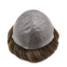 Load image into Gallery viewer, Gamay Hair Ultra Thin Skin 0.04mm V-looped Mens Toupee  Remy Human Hair  With Invisable Hairline Hair System Toupee for Men For Hair Loss - E-wigs Gamaytoupee