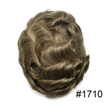 Charger l'image dans la galerie, Gamay Hair P1-4-8 French Lace Men's Hair System Durable Tape Attached PU Around Perimeter Men's Hairpiece - E-wigs Gamaytoupee