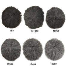 Load image into Gallery viewer, Gamay Hair Afro Toupee for Black Men Full Swiss Lace Hair Units African American Mens Hair System Kink Curly Wigs Units - E-wigs Gamaytoupee