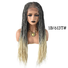 Load image into Gallery viewer, Gamay Hair LL603001G 31" Long Braids Lace Front Wigs Hand Tied Heat Resistant Fiber Braided Box Braids Natural Looking 11"x5.5"For Black Women - E-wigs Gamaytoupee