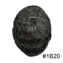 Charger l'image dans la galerie, all colors men's toupee hair replacement system men's hair unit men's hair wigs