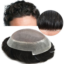 Load image into Gallery viewer, all colors men's toupee hair replacement system men's hair unit men's hair wigs