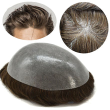 Load image into Gallery viewer, all colors men's toupee hair replacement system men's hair unit men's hair wigs
