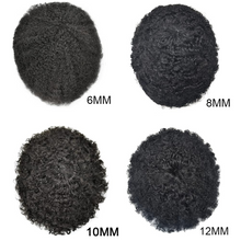 Load image into Gallery viewer, Gamay Hair PU-H 20MM  Toupee For Men Injected PU Full Thin Skin 100% Real Human Hair Kinky Curly Hair Units  Mens Hairpieces - E-wigs Gamaytoupee