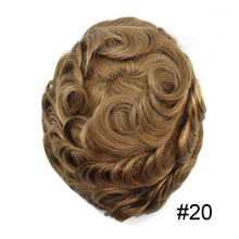 Cargar imagen en el visor de la galería, all colors men's toupee hair replacement system men's hair unit men's hair wigs