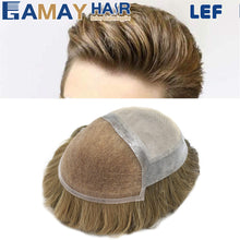 Load image into Gallery viewer, Gamay Hair LEF Toupee for Men Undetectable Lace Front Human Hair Replacement System For Men Toupee For Hair Loss - E-wigs Gamaytoupee