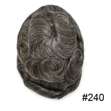Charger l'image dans la galerie, Gamay Hair P1-4-8 French Lace Men's Hair System Durable Tape Attached PU Around Perimeter Men's Hairpiece - E-wigs Gamaytoupee