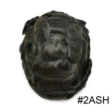 Load image into Gallery viewer, Gamay Hair PAPY Mens Toupee 0.12MM Clear Poly Hairpieces Remy Human Hair Units Durable Hair Replacement System For Men - E-wigs Gamaytoupee