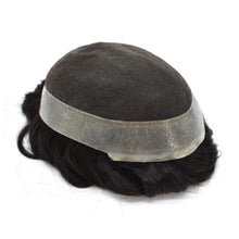 Load image into Gallery viewer, Gamay Hair AUSTRALIA Toupee for Men 100% Human Hair Replacement System Clear Poly Skin Around Invisable Hairline Mens Hairpieces - E-wigs Gamaytoupee