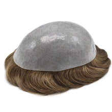 Load image into Gallery viewer, Gamay Hair PAPY Mens Toupee 0.12MM Clear Poly Hairpieces Remy Human Hair Units Durable Hair Replacement System For Men - E-wigs Gamaytoupee