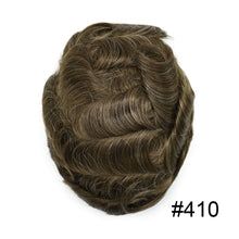 Charger l'image dans la galerie, Gamay Hair P1-4-8 French Lace Men's Hair System Durable Tape Attached PU Around Perimeter Men's Hairpiece - E-wigs Gamaytoupee