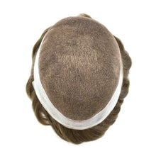 Load image into Gallery viewer, Gamay Hair AUSTRALIA Toupee for Men 100% Human Hair Replacement System Clear Poly Skin Around Invisable Hairline Mens Hairpieces - E-wigs Gamaytoupee