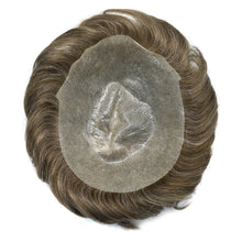 Load image into Gallery viewer, Gamay Hair Ultra Thin Skin 0.04mm V-looped Mens Toupee  Remy Human Hair  With Invisable Hairline Hair System Toupee for Men For Hair Loss - E-wigs Gamaytoupee