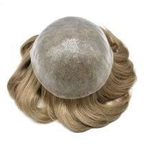 Load image into Gallery viewer, Gamay Hair PAPY-J Mens Toupee 0.12MM Clear Poly Hairpieces Invisible Hairline Remy Human Hair Units Durable Hair Replacement System For Men - E-wigs Gamaytoupee