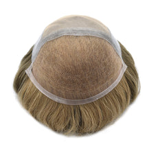 Load image into Gallery viewer, all colors men's toupee hair replacement system men's hair unit men's hair wigs