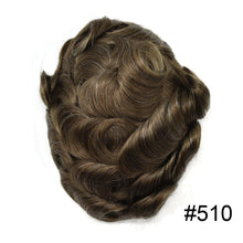 Charger l'image dans la galerie, Gamay Hair P1-4-8 French Lace Men's Hair System Durable Tape Attached PU Around Perimeter Men's Hairpiece - E-wigs Gamaytoupee