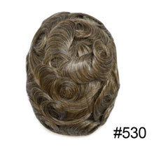 Load image into Gallery viewer, all colors men's toupee hair replacement system men's hair unit men's hair wigs