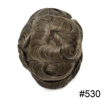 Load image into Gallery viewer, Gamay Hair PAPY Mens Toupee 0.12MM Clear Poly Hairpieces Remy Human Hair Units Durable Hair Replacement System For Men - E-wigs Gamaytoupee