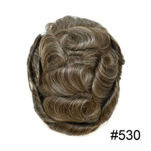 Charger l'image dans la galerie, Gamay Hair P1-4-8 French Lace Men's Hair System Durable Tape Attached PU Around Perimeter Men's Hairpiece - E-wigs Gamaytoupee
