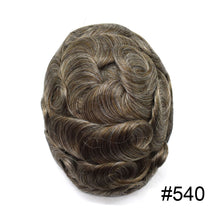 Charger l'image dans la galerie, all colors men's toupee hair replacement system men's hair unit men's hair wigs