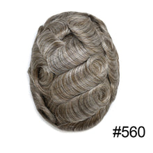 Charger l'image dans la galerie, Gamay Hair P1-4-8 French Lace Men's Hair System Durable Tape Attached PU Around Perimeter Men's Hairpiece - E-wigs Gamaytoupee