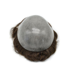 Load image into Gallery viewer, all colors men's toupee hair replacement system men's hair unit men's hair wigs