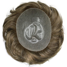 Load image into Gallery viewer, Gamay Hair PAPY Mens Toupee 0.12MM Clear Poly Hairpieces Remy Human Hair Units Durable Hair Replacement System For Men - E-wigs Gamaytoupee