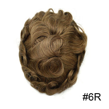 Load image into Gallery viewer, Gamay Hair PAPY Mens Toupee 0.12MM Clear Poly Hairpieces Remy Human Hair Units Durable Hair Replacement System For Men - E-wigs Gamaytoupee