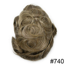 Charger l'image dans la galerie, Gamay Hair P1-4-8 French Lace Men's Hair System Durable Tape Attached PU Around Perimeter Men's Hairpiece - E-wigs Gamaytoupee