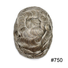 Load image into Gallery viewer, Gamay Hair Ultra Thin Skin 0.04mm V-looped Mens Toupee  Remy Human Hair  With Invisable Hairline Hair System Toupee for Men For Hair Loss - E-wigs Gamaytoupee