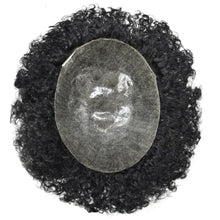 Load image into Gallery viewer, Gamay Hair PU AFRO-H Toupee For Black Men Injected PU 100% Real Human Hair Kinky Curly Hair Units African American Mens Hairpieces - E-wigs Gamaytoupee