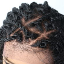 Load image into Gallery viewer, Gamay Hair LL603663A Box Braided Wig Kanekalon Synthetic Baby Hair Swiss Lace Front Glue-less Micro Hand Braided Heat Friendlly Fiber Swiss Lace Braided Wigs For Black Women - E-wigs Gamaytoupee