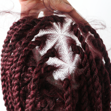 Load image into Gallery viewer, Gamay Hair LL603663A Box Braided Wig Kanekalon Synthetic Baby Hair Swiss Lace Front Glue-less Micro Hand Braided Heat Friendlly Fiber Swiss Lace Braided Wigs For Black Women - E-wigs Gamaytoupee