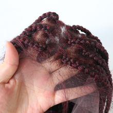 Load image into Gallery viewer, Gamay Hair LL603836C Long Braids Lace Front Wigs Hand Tied Heat Resistant Fiber Braided Hairstyle Box Braids Natural Looking 6 1/2"x13" For Black Women - E-wigs Gamaytoupee