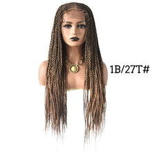 Carica l&#39;immagine nel visualizzatore di Gallery, Gamay Hair LL603001G 31&quot; Long Braids Lace Front Wigs Hand Tied Heat Resistant Fiber Braided Box Braids Natural Looking 11&quot;x5.5&quot;For Black Women - E-wigs Gamaytoupee
