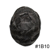 Charger l&#39;image dans la galerie, Gamay Hair BX2 Mens Toupee- Premium Men&#39;s Hair System with French Lace Front and Natural Hairline - E-wigs Gamaytoupee
