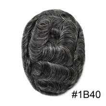 Charger l&#39;image dans la galerie, all colors men&#39;s toupee hair replacement system men&#39;s hair unit men&#39;s hair wigs
