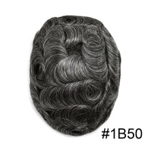 Charger l&#39;image dans la galerie, Gamay Hair BX2 Mens Toupee- Premium Men&#39;s Hair System with French Lace Front and Natural Hairline - E-wigs Gamaytoupee
