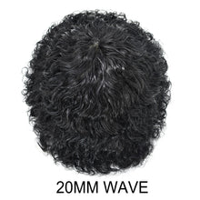 Load image into Gallery viewer, Gamay Hair PU-H 20MM  Toupee For Men Injected PU Full Thin Skin 100% Real Human Hair Kinky Curly Hair Units  Mens Hairpieces - E-wigs Gamaytoupee
