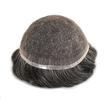 Cargar imagen en el visor de la galería, Gamay Hair Full French Lace Toupee for Men | Premium Human Hair System with Natural Hairline and Breathable Base - E-wigs Gamaytoupee
