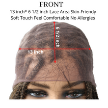 Cargar imagen en el visor de la galería, Gamay Hair LL603836C Long Braids Lace Front Wigs Hand Tied Heat Resistant Fiber Braided Hairstyle Box Braids Natural Looking 6 1/2&quot;x13&quot; For Black Women - E-wigs Gamaytoupee
