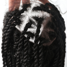 Load image into Gallery viewer, Gamay Hair LL603663A Box Braided Wig Kanekalon Synthetic Baby Hair Swiss Lace Front Glue-less Micro Hand Braided Heat Friendlly Fiber Swiss Lace Braided Wigs For Black Women - E-wigs Gamaytoupee
