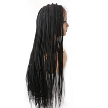 Cargar imagen en el visor de la galería, Gamay Hair LL603836C Long Braids Lace Front Wigs Hand Tied Heat Resistant Fiber Braided Hairstyle Box Braids Natural Looking 6 1/2&quot;x13&quot; For Black Women - E-wigs Gamaytoupee
