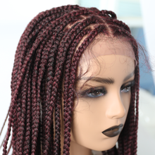 Load image into Gallery viewer, Gamay Hair LL603836C Long Braids Lace Front Wigs Hand Tied Heat Resistant Fiber Braided Hairstyle Box Braids Natural Looking 6 1/2&quot;x13&quot; For Black Women - E-wigs Gamaytoupee
